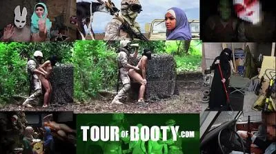Tour of Booty: Arab Working Girl Engages American Soldiers in Middle East